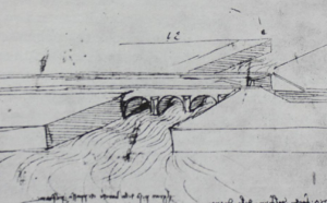 Il naviglio di Ivrea in un disegno di Leonardo